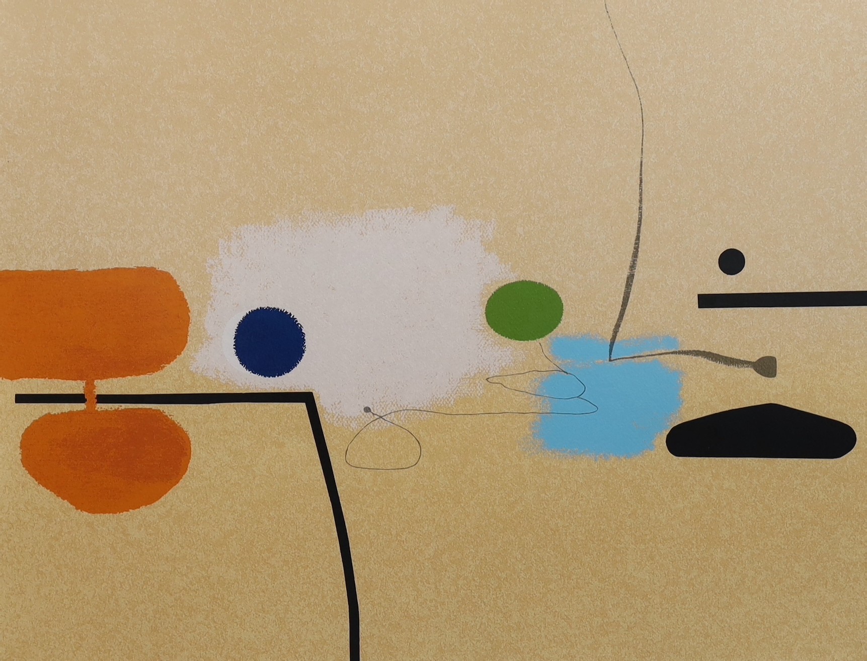 Victor Pasmore (1908-1998), Composite Image: Orange and Pink (Lynton G28), screenprint in colours, 1984, sheet 61 x 74.5cm